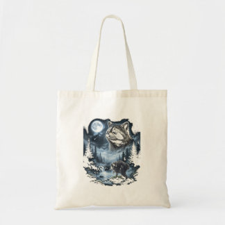 Jimothy Raccoon Howling At The Moon Tote Bag