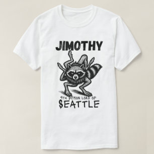 Jimothy Raccoon Seattle Demon T-Shirt
