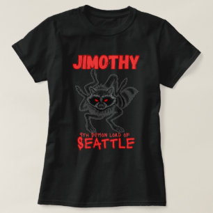 Jimothy Raccoon Seattle Demon T-Shirt
