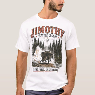 Jimothy Raccoon Vintage Wildlife Forest Adventure T-Shirt