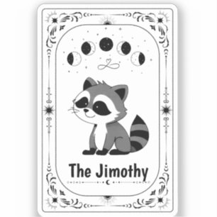 Jimothy Raccoon Viral Trend Cute Fun Motivational 