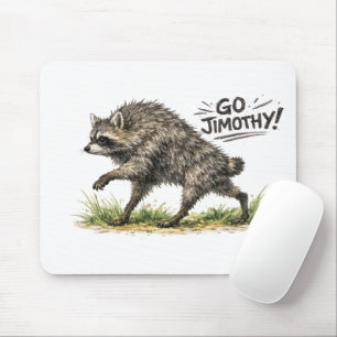 Jimothy the Raccoon Mouse Pad