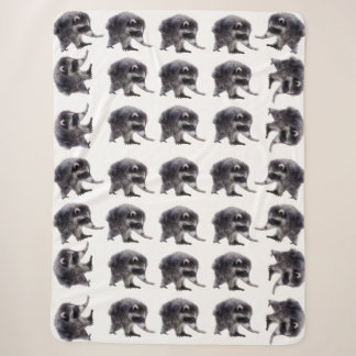 Jimothy the Raccoon Sherpa Blanket