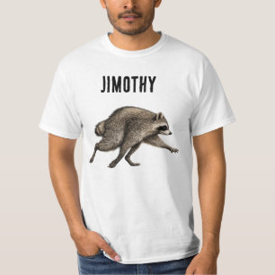 . Jimothy the Raccoon Viral Seattle Custom T-Shirt