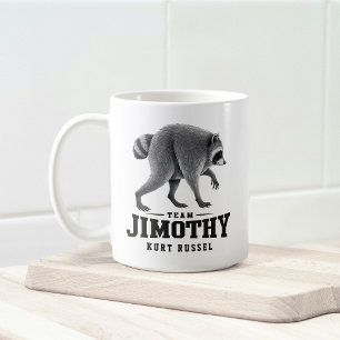 Jimothy Viral Raccoon Funny Trash Panda Wildlife Coffee Mug