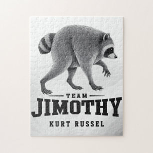 Jimothy Viral Raccoon Funny Trash Panda Wildlife Jigsaw Puzzle