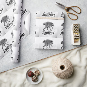 Jimothy Viral Raccoon Funny Trash Panda Wildlife Wrapping Paper