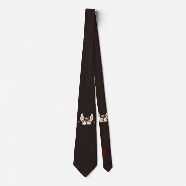 Jinbaori-Kurotorigeagehachoumoyou Tie (Front)