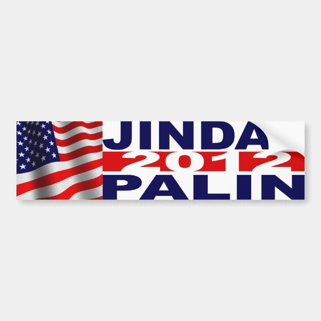 Jindal Palin bumper sticker (Front)