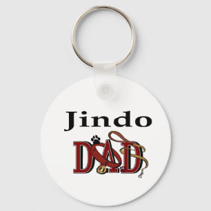 Jindo Dad Gifts Keychain
