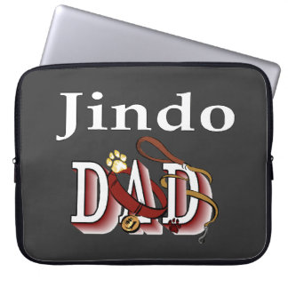 Jindo Dog Dad Laptop Sleeve