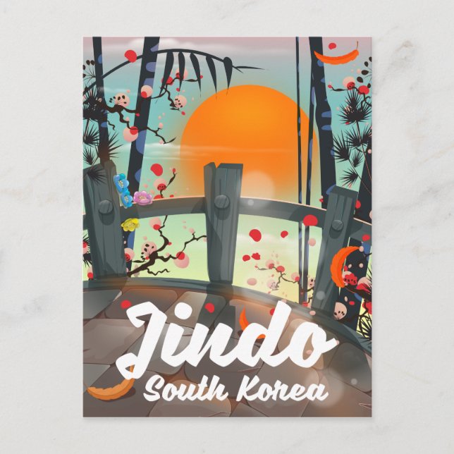 Jindo South korea Postcard (Front)