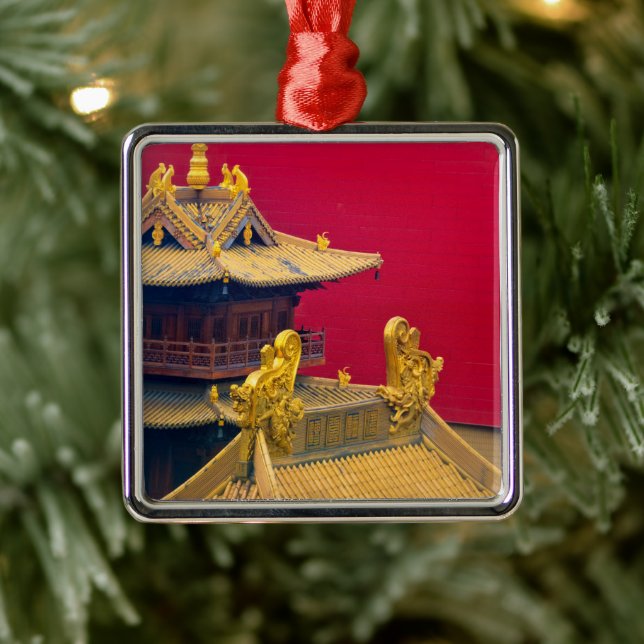 Jing'an Temple, Shanghai, China Metal Ornament (Tree)