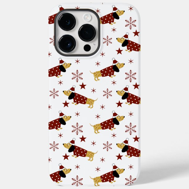 Jingle All the Dachshund Way Case-Mate iPhone Case (Back)