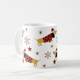Jingle All the Dachshund Way Coffee Mug