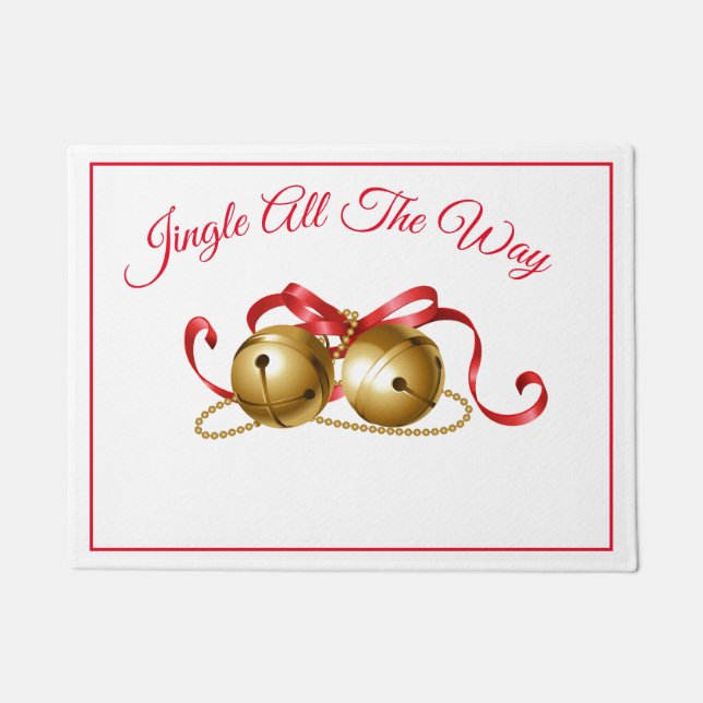 Jingle All The Way Doormat (Front)