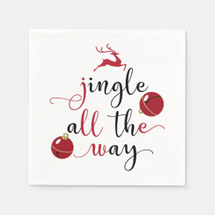 jingle all the way napkin