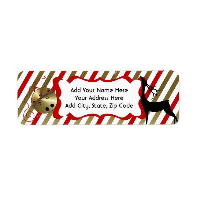 Jingle All the Way Return Address Labels (Front)