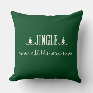Jingle All The Way Throw Pillow