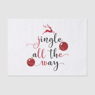 jingle all the way tissue paper