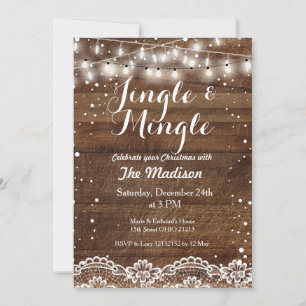 Jingle and Mingle Holiday Invitation
