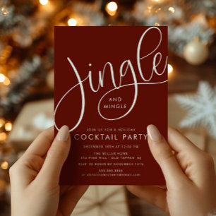 Jingle and Mingle Holiday Party Invitation