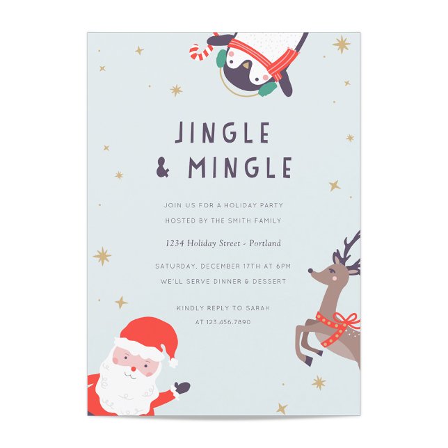 Jingle and Mingle Holiday Party Invitation (Creator Uploaded)