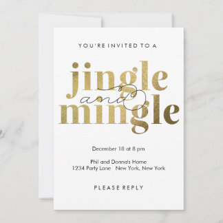 Jingle and Mingle | Holiday Party Invitations