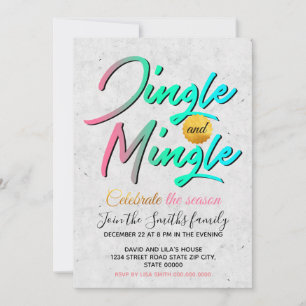 Jingle and Mingle Invitation