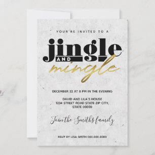 Jingle and Mingle Invitation