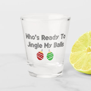 Jingle Balls Shot Glass