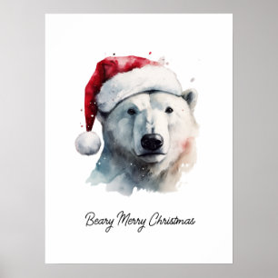 Jingle Bear Joy, custom Poster