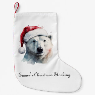 Jingle Bear Joy, custom Small Christmas Stocking