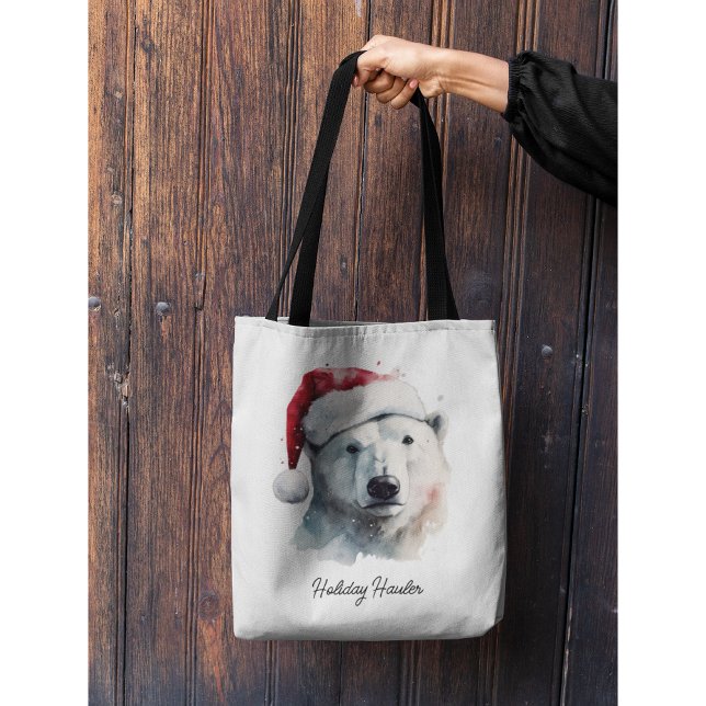 Jingle Bear Joy, custom Tote Bag (Creator Uploaded)
