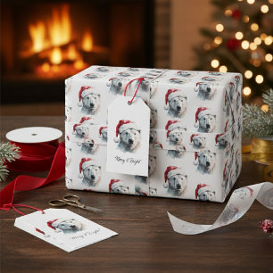 Jingle Bear Joy Satin Ribbon