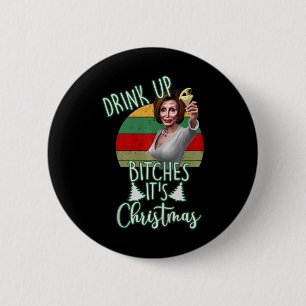 Jingle Bell Biden Xmas Santa Trump Ugly Christmas 2 Inch Round Button