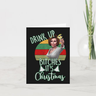 Jingle Bell Biden Xmas Santa Trump Ugly Christmas Card