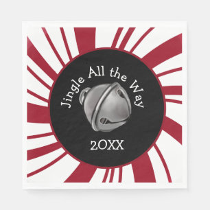 Jingle Bell Christmas Plates Napkin
