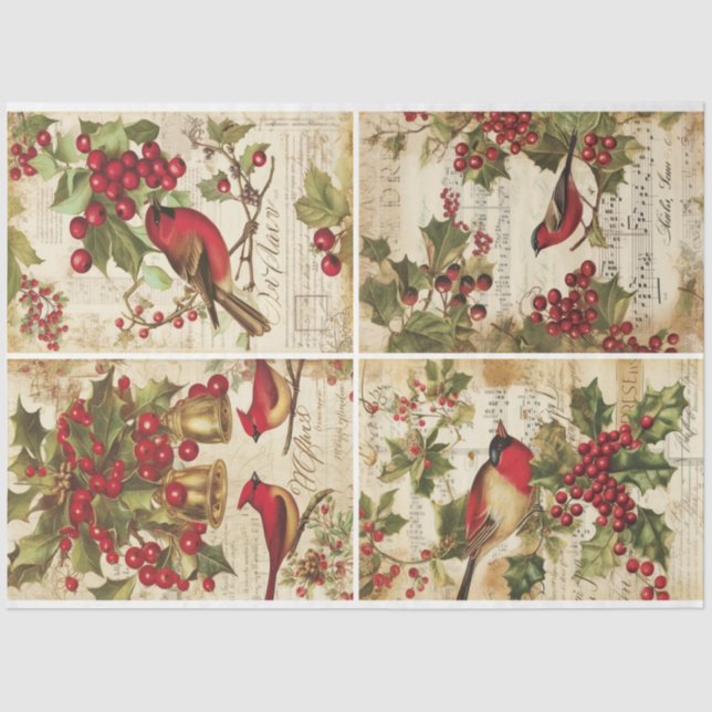 Jingle Bell Christmas  Tissue Paper (Front)