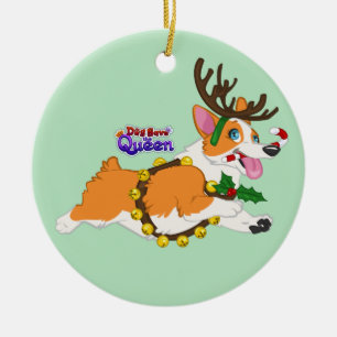 Jingle Bell Corgi- Ornament