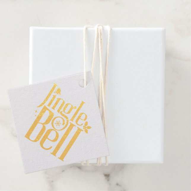 Jingle Bell Favour Tags (With Box)