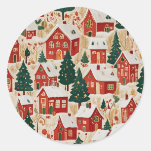 Jingle Bell Jubilee Classic Round Sticker