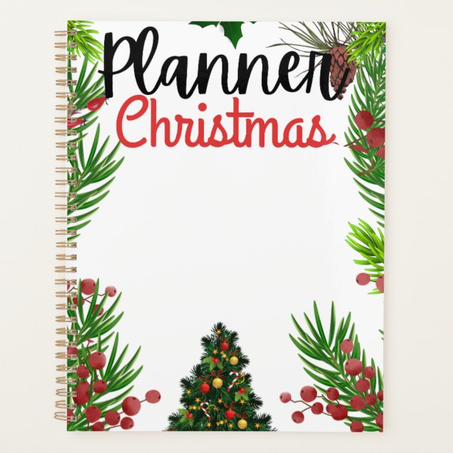 Jingle Bell Planner, Planner Christmas (Front)