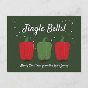 Jingle Bell Popers Carte postale de Noël