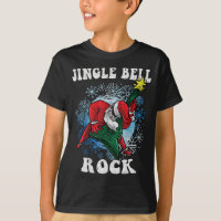 Jingle Bell Rock Santa Playing Guitar Christmas Fu