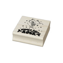 Jingle Bell Rock Skeleton Stamp 