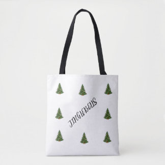 jingle bell tote bag