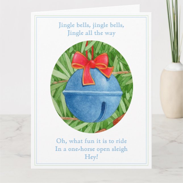 JINGLE BELLS Big Christmas Card (Front)