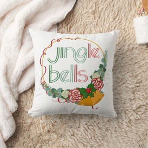 Jingle Bells Coussin décoratif de Noël