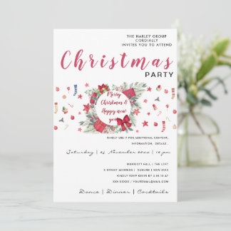 jingle bells customized  invitation